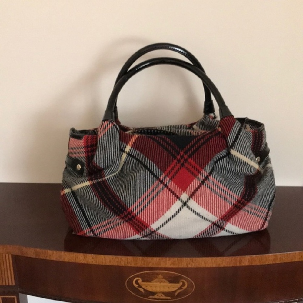 RARE Kate Spade Plaid Purse- In Great Condition! - Picture 6 of 8
